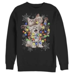 Men's Lost Gods Kitten Lights Sweatshirt -Wear for all Store GUEST 017c7c88 2627 4d59 84ad 46f14bbdb3bc
