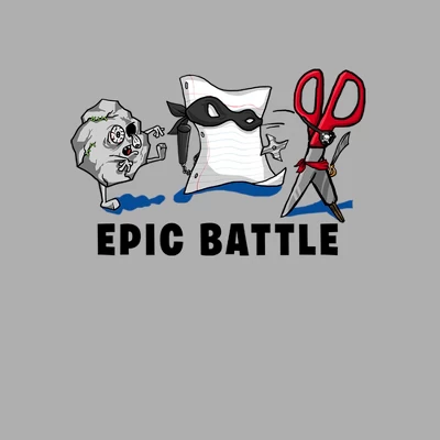 Boy's Lost Gods Epic Rock Paper Scissor Battle T-Shirt 1 Boy's Lost Gods Epic Rock Paper Scissor Battle T-Shirt