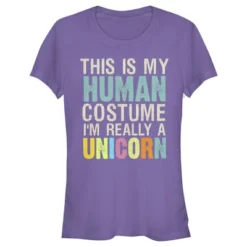 Junior's Lost Gods Unicorn In Human Costume T-Shirt -Wear for all Store GUEST 08f0433c f1c8 4ef9 b5b4 15ea1d50c89d