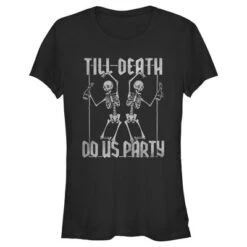 Junior's Lost Gods Halloween Till Death Do Us Party T-Shirt -Wear for all Store GUEST 0cf5a0dc c965 4ffe 9bcd 8a039aabb77b