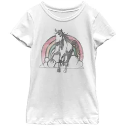 Girl's Lost Gods Rainbow Horse T-Shirt -Wear for all Store GUEST 10822384 6ec2 4dda 88ba ce874f611026