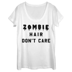 Women's Lost Gods Halloween Zombie Hair Don't Care Scoop Neck -Wear for all Store GUEST 134b0f76 39c0 4c33 992e 5296eb10599e