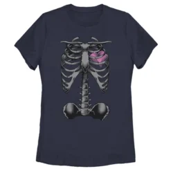 Women's Lost Gods Halloween Skeleton Rib Cage Heart T-Shirt 7 Women's Lost Gods Halloween Skeleton Rib Cage Heart T-Shirt -Wear for all Store GUEST 21b8699d 6742 4bf9 88fb 2b40dc312b6d