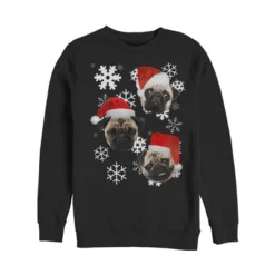 Men's Lost Gods Ugly Christmas Pug Sweatshirt -Wear for all Store GUEST 22cee9e6 cb9f 4740 bd1f d918689b2941