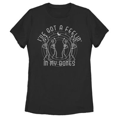 Women's Lost Gods Halloween I've Got A Feelin' In My Bones T-Shirt 3 Women's Lost Gods Halloween I've Got A Feelin' In My Bones T-Shirt - Image 3