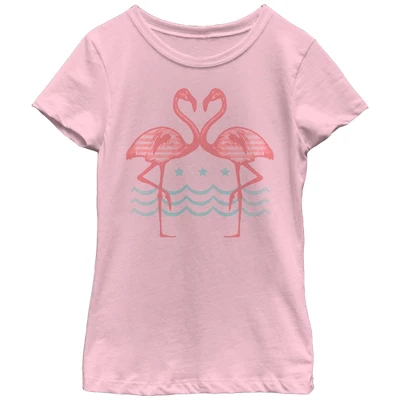 Girl's Lost Gods Double Flamingos T-Shirt 2 Girl's Lost Gods Double Flamingos T-Shirt - Image 2