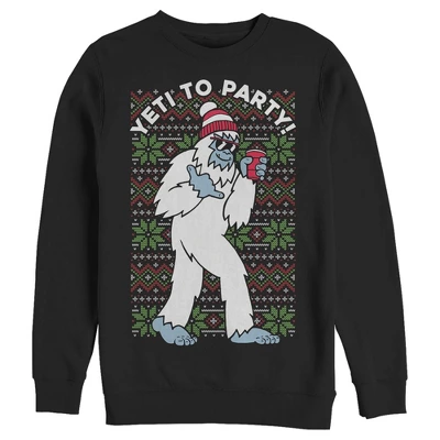 Men's Lost Gods Yeti To Party Sweatshirt 3 Men's Lost Gods Yeti To Party Sweatshirt - Image 3