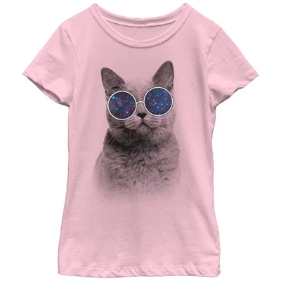 Girl's Lost Gods Galaxy Goggles Cat T-Shirt 3 Girl's Lost Gods Galaxy Goggles Cat T-Shirt - Image 3