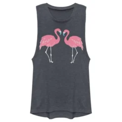 Junior's Lost Gods Couple Pink Flamingos Festival Muscle Tee 5 Junior's Lost Gods Couple Pink Flamingos Festival Muscle Tee -Wear for all Store GUEST 3153a82d 9494 44c7 a056 451b5cac602b