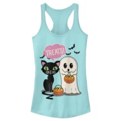 Junior's Lost Gods Halloween Treat Friends Racerback Tank Top -Wear for all Store GUEST 31f5384c 62a2 451d a2a6 920e9ab7fe88