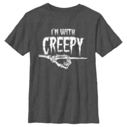 Boy's Lost Gods Halloween I'm With Creepy T-Shirt -Wear for all Store GUEST 32a6f4ee 509d 45f0 8617 5ac138c6a8ad