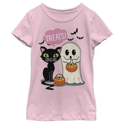 Girl's Lost Gods Halloween Treat Friends T-Shirt 6 Girl's Lost Gods Halloween Treat Friends T-Shirt - Image 6
