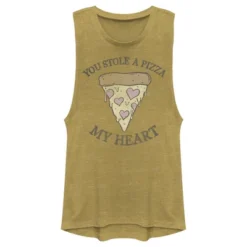 Junior's Lost Gods You Stole A Pizza My Heart Festival Muscle Tee -Wear for all Store GUEST 4cefd2cf cda5 44c4 95b4 d75a9e47ee23