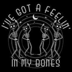 Junior's Lost Gods Halloween I've Got A Feelin' In My Bones T-Shirt