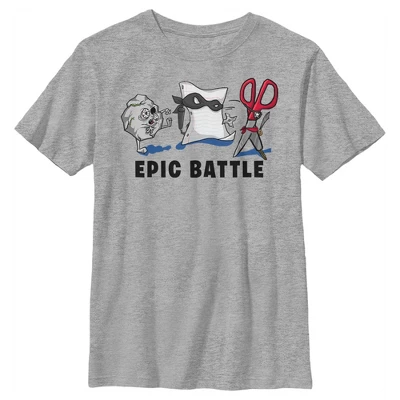 Boy's Lost Gods Epic Rock Paper Scissor Battle T-Shirt 4 Boy's Lost Gods Epic Rock Paper Scissor Battle T-Shirt - Image 4
