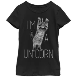 Girl's Lost Gods I'm A Unicorn Cat T-Shirt -Wear for all Store GUEST 534a3b8b 4ce8 433e ad51 ce08461cab65