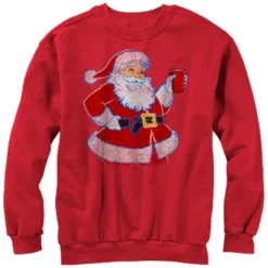 Men's Lost Gods Ugly Christmas Santa Claus Party Time Sweatshirt -Wear for all Store GUEST 53aa1797 2a0c 4b1c 967b 41359348f1e3