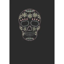 Women's Lost Gods Halloween Sugar Skull T-Shirt