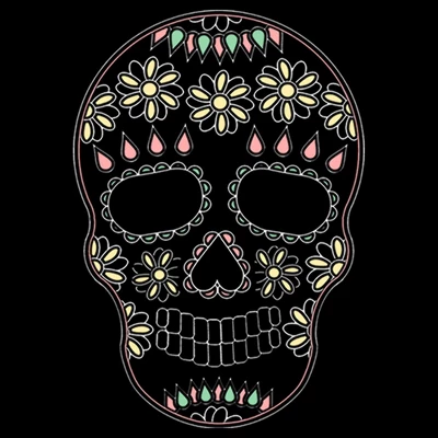 Boy's Lost Gods Halloween Sugar Skull T-Shirt 1 Boy's Lost Gods Halloween Sugar Skull T-Shirt