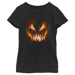 Girl's Lost Gods Evil Pumpkin Face T-Shirt -Wear for all Store GUEST 62315862 49d0 4fb4 acf3 6ce81c748746