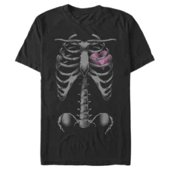 Men's Lost Gods Halloween Skeleton Rib Cage Heart T-Shirt -Wear for all Store GUEST 652a71dc 4f96 4aeb a7a7 febe1cb66467