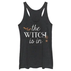 Women's Lost Gods Halloween The Witch Is In Racerback Tank Top -Wear for all Store GUEST 6993775a 83d0 4231 9ca8 aa8b86ba9dee