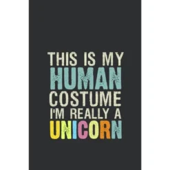 Women's Lost Gods Unicorn In Human Costume Racerback Tank Top