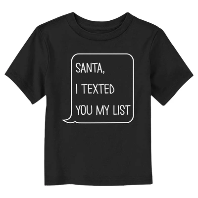Toddler's Lost Gods Santa I Texted You My List 2 Toddler's Lost Gods Santa I Texted You My List - Image 2