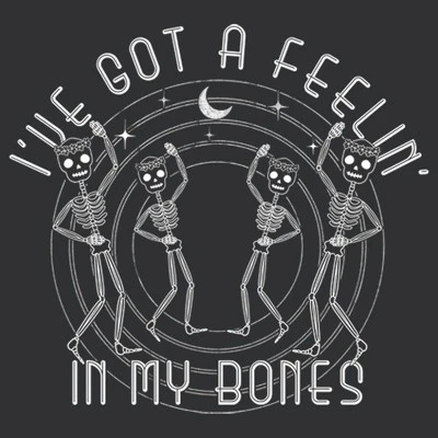 Women's Lost Gods Halloween I've Got A Feelin' In My Bones Racerback Tank Top 1 Women's Lost Gods Halloween I've Got A Feelin' In My Bones Racerback Tank Top