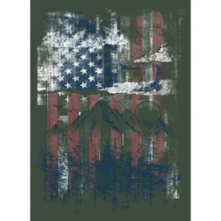 Junior's Lost Gods Distressed American Mountain Festival Muscle Tee