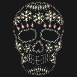 Girl's Lost Gods Halloween Sugar Skull T-Shirt