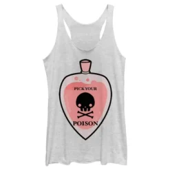 Women's Lost Gods Halloween Pick Your Poison Racerback Tank Top -Wear for all Store GUEST 793a6c82 8451 49ba 9266 a500b606ba12