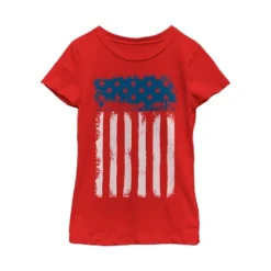 Girl's Lost Gods Fourth Of July Streak American Flag T-Shirt -Wear for all Store GUEST 7dcc3b6f 4329 4ac8 888e 4bba5a9bb088