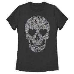 Women's Lost Gods Lace Print Heart Skull T-Shirt -Wear for all Store GUEST 80a72cc1 6246 4017 b2c1 bdb4a03dfbe0