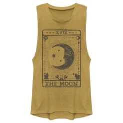 Junior's Lost Gods The Moon Tarot Card Festival Muscle Tee 5 Junior's Lost Gods The Moon Tarot Card Festival Muscle Tee -Wear for all Store GUEST 81cee097 65ab 4f7e 8f41 78d37030e9d6