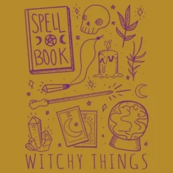 Junior's Lost Gods Halloween Witchy Things Festival Muscle Tee