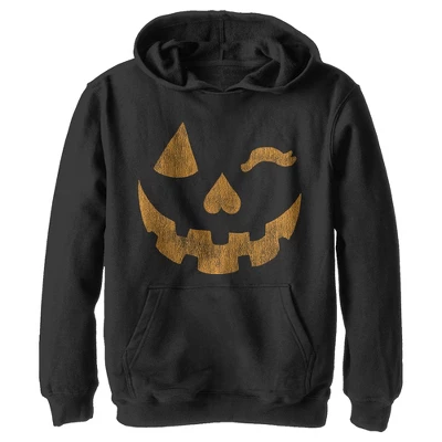Boy's Lost Gods Halloween Jack-o'-Lantern Wink Pull Over Hoodie 3 Boy's Lost Gods Halloween Jack-o'-Lantern Wink Pull Over Hoodie - Image 3