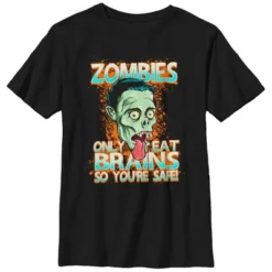 Boy's Lost Gods Halloween Zombies Eat Brains Cartoon T-Shirt 5 Boy's Lost Gods Halloween Zombies Eat Brains Cartoon T-Shirt -Wear for all Store GUEST 8b5b92da d92d 4c09 bdeb a0bd081de57d