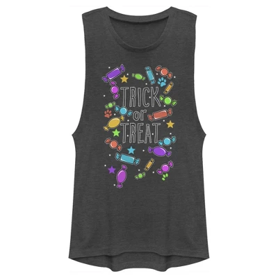 Junior's Lost Gods Halloween Candy Explosion Festival Muscle Tee 3 Junior's Lost Gods Halloween Candy Explosion Festival Muscle Tee - Image 3