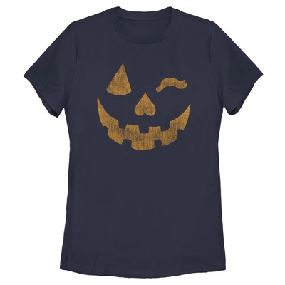 Women's Lost Gods Halloween Jack-o'-Lantern Wink T-Shirt 5 Women's Lost Gods Halloween Jack-o'-Lantern Wink T-Shirt - Image 5