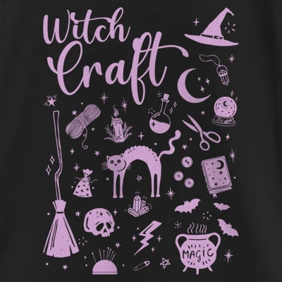Girl's Lost Gods Halloween Witchcraft Necessities T-Shirt 1 Girl's Lost Gods Halloween Witchcraft Necessities T-Shirt