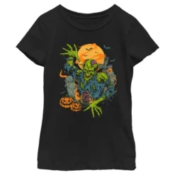 Girl's Lost Gods Halloween Zombie Scene T-Shirt -Wear for all Store GUEST 96736fef 0d25 42f3 bf8a 50d140595d63