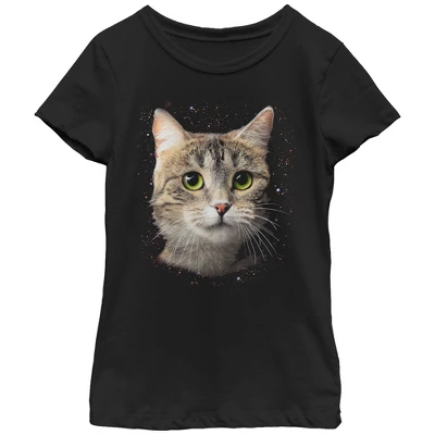 Girl's Lost Gods Cat In Space T-Shirt 3 Girl's Lost Gods Cat In Space T-Shirt - Image 3
