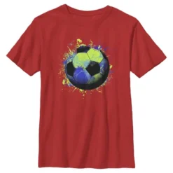 Boy's Lost Gods Paint Splatter Soccer Ball T-Shirt -Wear for all Store GUEST 98a1ca4d 5046 41ae 91a9 9bbf11069f3c