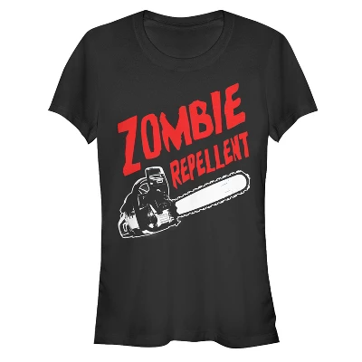 Junior's Lost Gods Halloween Zombie Repellent T-Shirt 2 Junior's Lost Gods Halloween Zombie Repellent T-Shirt - Image 2