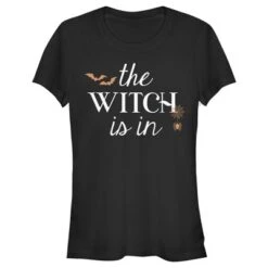 Junior's Lost Gods Halloween The Witch Is In T-Shirt -Wear for all Store GUEST 9ec1a5aa e11c 4c72 acf7 59b40a2bba70