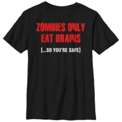 Boy's Lost Gods Halloween Zombies Eat Brains T-Shirt -Wear for all Store GUEST 9f508f2d 23ca 4cc6 9573 10af9fb8b474