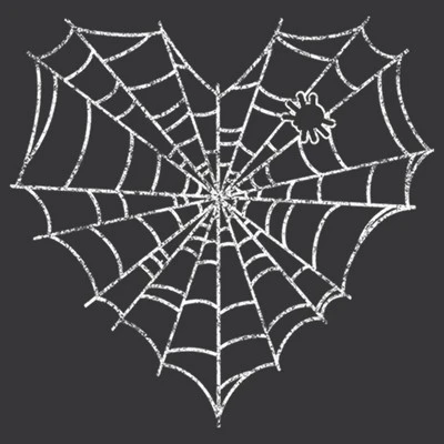 Women's Lost Gods Halloween Heart Spider Web Racerback Tank Top 1 Women's Lost Gods Halloween Heart Spider Web Racerback Tank Top