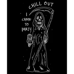 Junior's Lost Gods Halloween Chill Out I Came To Party T-Shirt