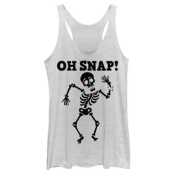 Women's Lost Gods Halloween Oh Snap Racerback Tank Top -Wear for all Store GUEST a85583d1 2c2f 45c6 bd76 9adc2d4000cd